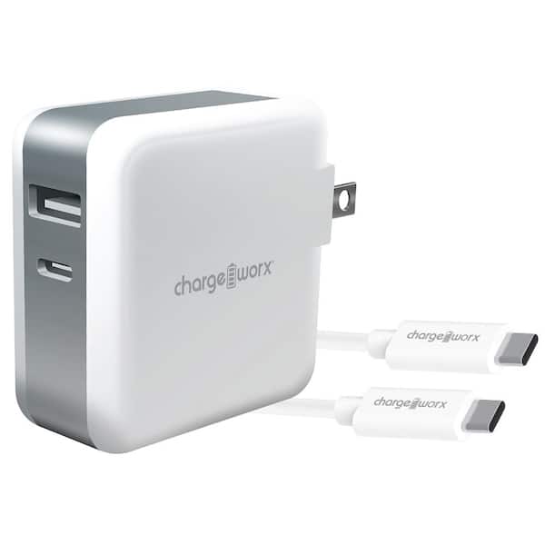 CHARGEWORX 48-Watt USB-C Cable and Wall Charger