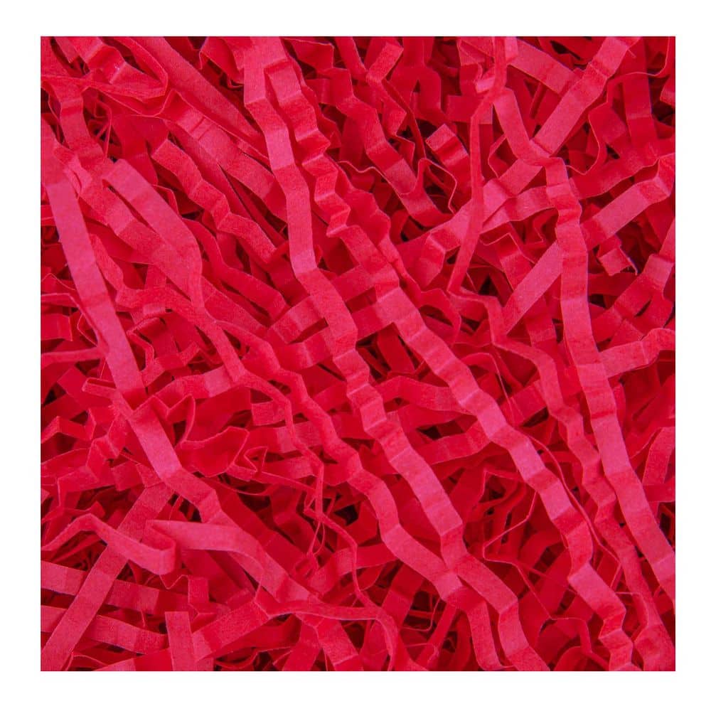 1/2 lb. Crinkle Cut Paper Shredded Filler for Gift Baskets and Boxes Red Wrapping Confetti Decoration Stuffing price history on PriceWatchPro