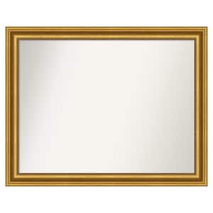 Parlor Gold 47.75 in. W x 37.75 in. H Custom Non-Beveled Recycled Polystyrene Framed Bathroom Vanity Wall Mirror