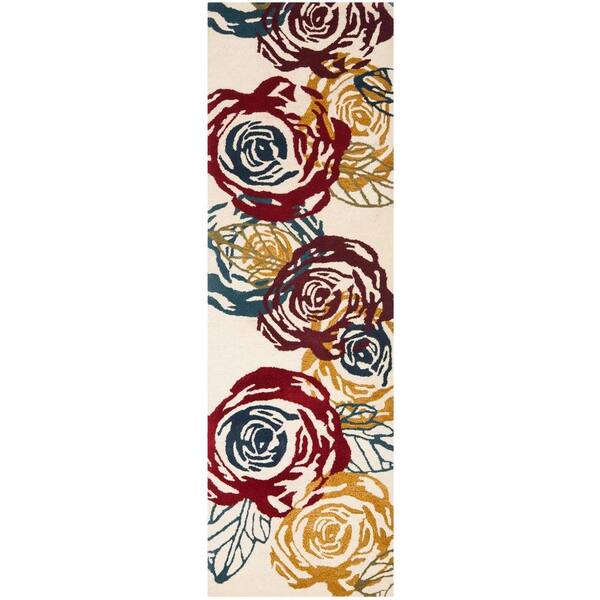 Safavieh Soho Ivory/Multi 3 ft. x 8 ft. Runner Rug