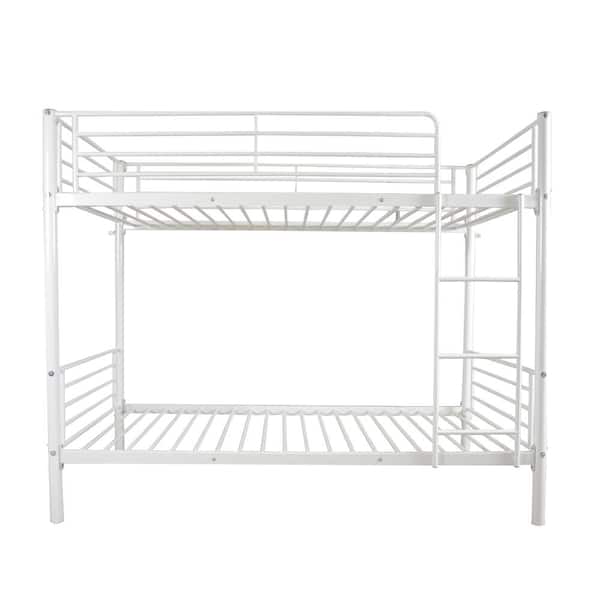 Karl home White Twin Bunk Bed for Kids Daybed