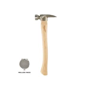 19 oz. Wood Milled Face Hickory Framing Hammer