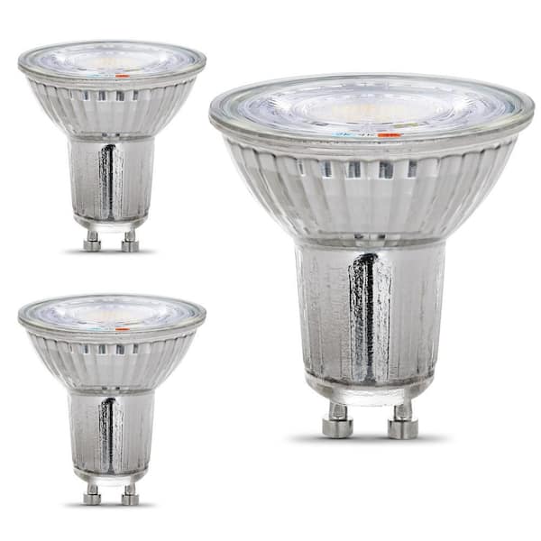 Feit Electric 50-Watt Equivalent MR16 Reflector GU10 Bi-Pin Track Light LED Light Bulb 3000K/4000K/5000K Selectable White (72-Pack)