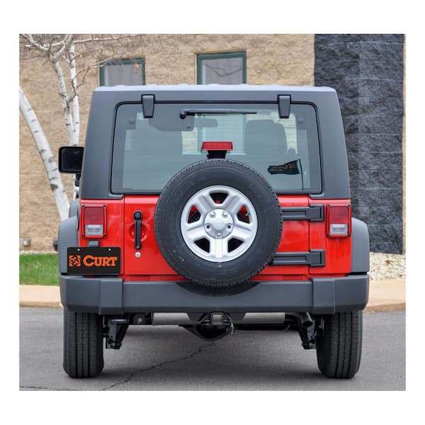 CURT Class 3 Trailer Hitch, 2 in. Receiver, Select Jeep Wrangler