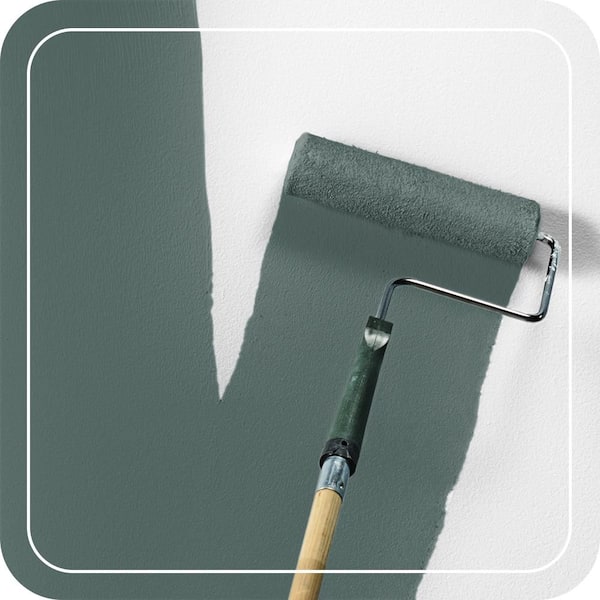 BEHR ULTRA - 1 qt. #N430-6A Hidden Gem Extra Durable Satin Enamel Interior Paint and Primer