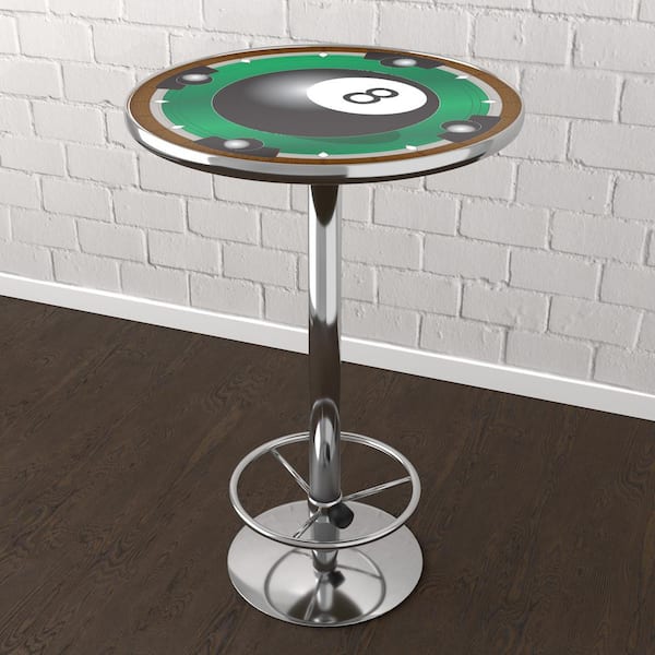 Unbranded Rack'em 8-Ball Green 42 in. Bar Table