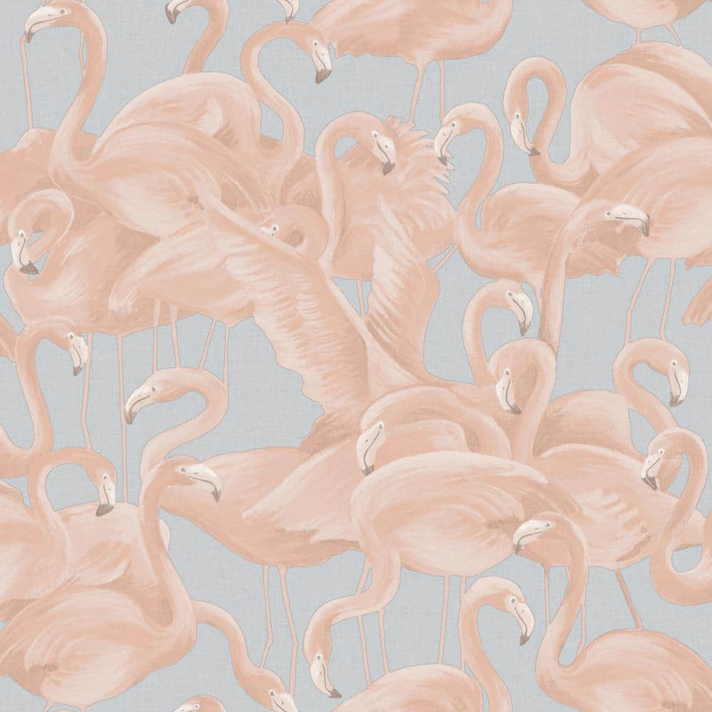 Art Decor Tropical Flamingo Print Indoor Ultra-Thin Vinyl Floor Mat 