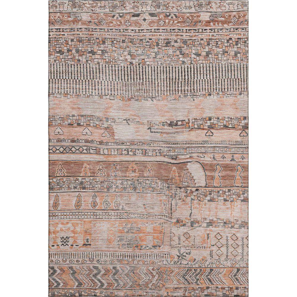 Terracoota Rug Addison Rugs Mayfield Premium Machine Washable Abstract AMF1835 ...