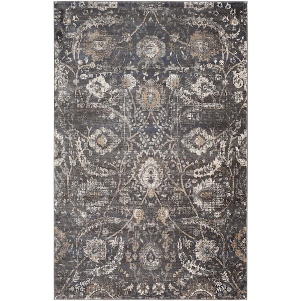 Livabliss Talita Black 7 ft. 10 in. x 10 ft. 2 in. Oriental Area Rug