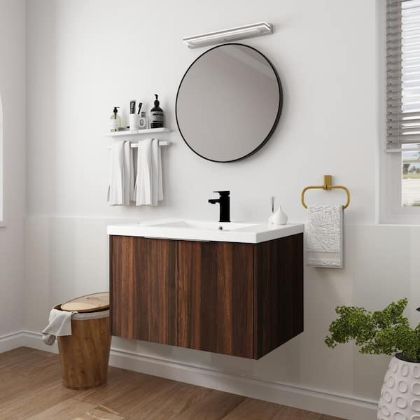 FUNKOL 30 in. W Simplicity Modern Float Mounting Bathroom Vanity