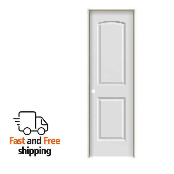 MMI DOOR 16 in. x 80 in. Smooth Carrara Right-Hand Solid Core
