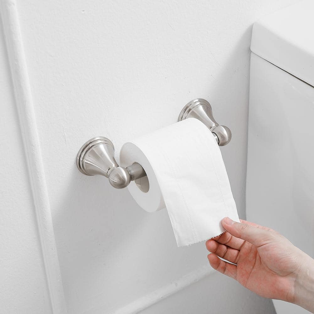 Nickel Wall Mounted Traditional Toilet Paper Holder