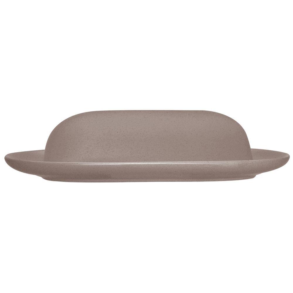 Clay Matte Stoneware Covered Butter Dish