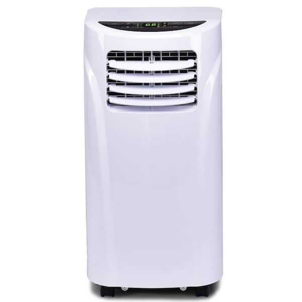 Costway 10000 BTU Portable Air Conditioner and Dehumidifier Function Remote in White with Window Kit