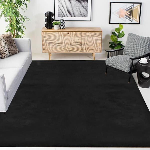 Garland Rug Skulls Black 5 ft. x 7 ft. Area Rug CL-14-RA-0057-15
