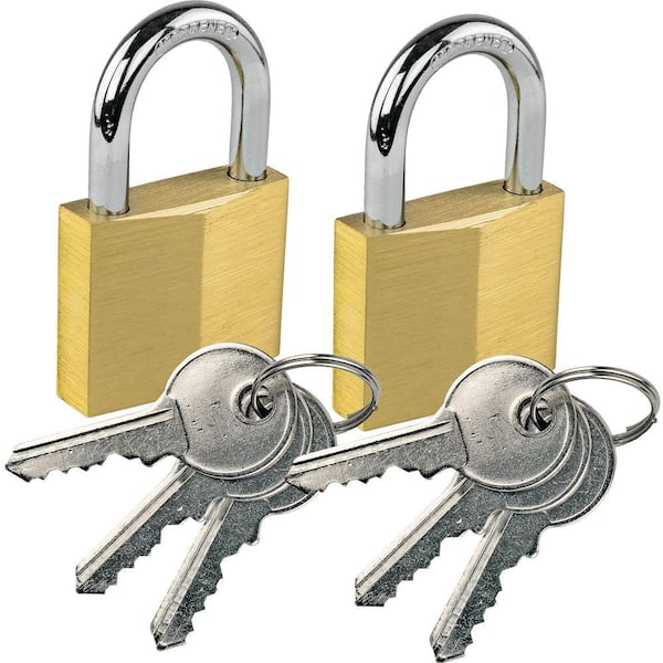 2pc weather resistant 40mm  padlocks pad lock same 4 keys security keyed alike 