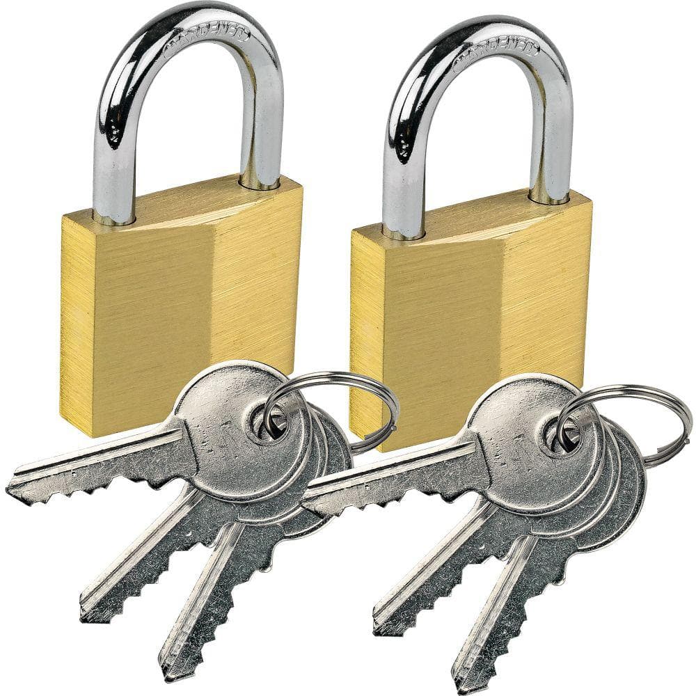 Juvale 12 Pack Small Locks with Keys for Luggage, Bulk Tiny Padlocks, 1.2 x  0.7 In