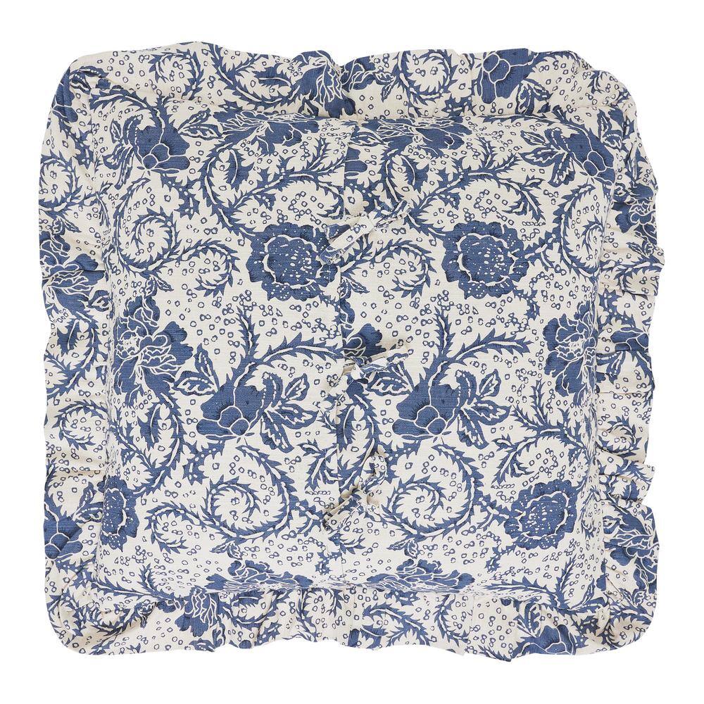 VHC Brands Dorset Navy Cotton Pillow Sham