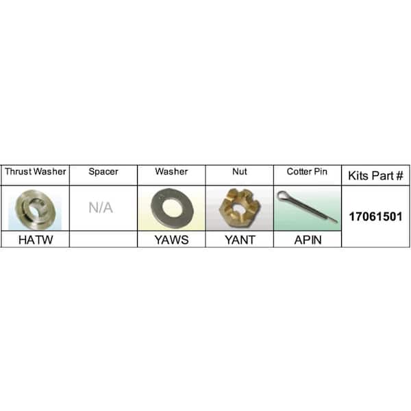SOLAS Fixed Hub Propeller Hardware Kit - Honda, Type A