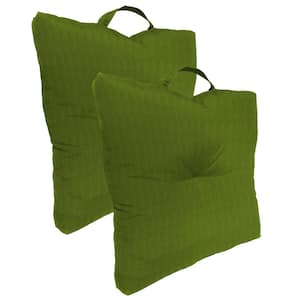 20 in. L x 20 in. W x 5 in. T Square Outdoor Throw Pillow in Bolt Grass (2-Pack)