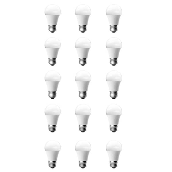 EcoSmart 60-Watt Equivalent G16.5 Dimmable Frosted LED Light Bulb, Daylight (12-Pack)