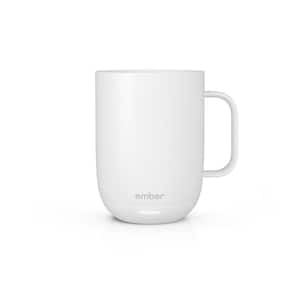 Temperature Control Smart Plastic Beverage Mug 2, 14 oz. White