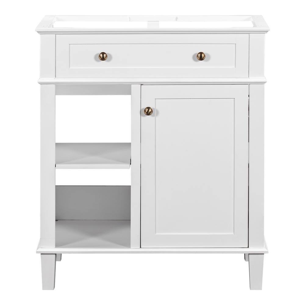 29.1 in. W x 17.9 in. D x 33.3 in. H Bath Vanity without Top in