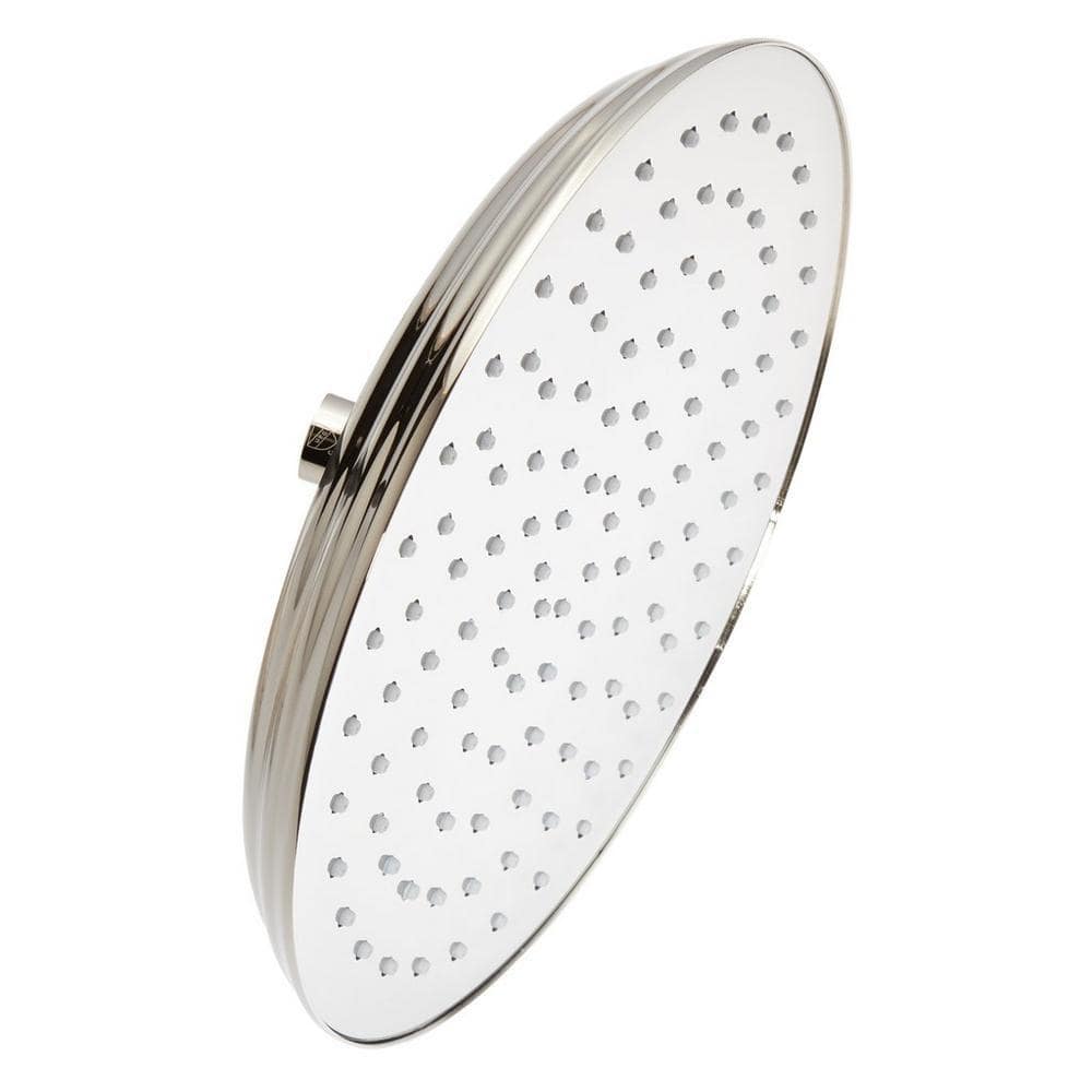 1-Spray Patterns with 2.5 GPM 10 in. Wall Mount Full Fixed Shower Head with No Additional Features in Polished Nickel price history on PriceWatchPro