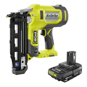 ONE+ 18V 16-Gauge Cordless AirStrike Finish Nailer with 2.0 Ah Battery