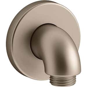 Purist/Stillness Wall-Mount Supply Elbow with Check Valve in Vibrant Brushed Bronze