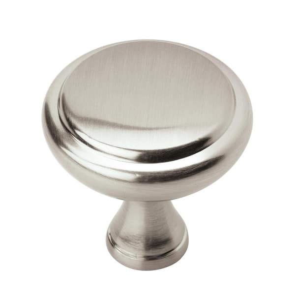 Amerock Arden 1-1/4 in. Traditional Satin Nickel Round Cabinet Knob