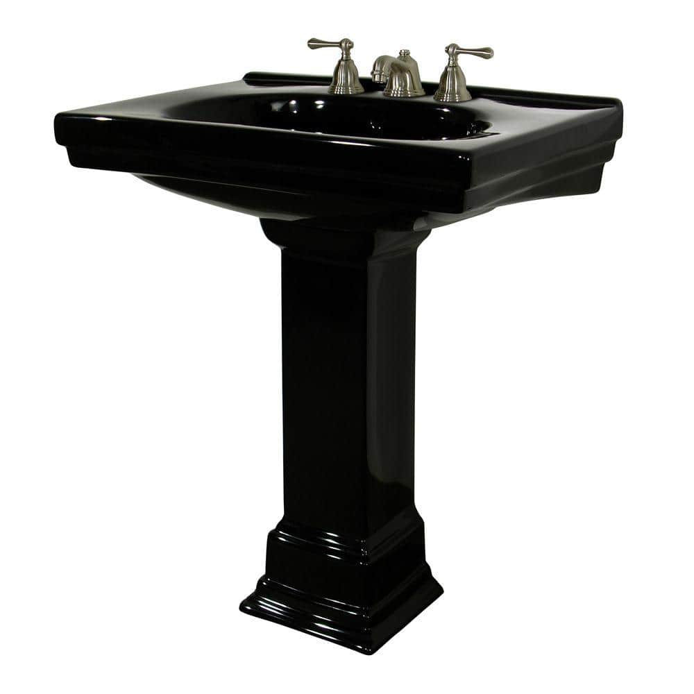 Foremost Structure Lavatory And Pedestal Combo With 8 In Faucet