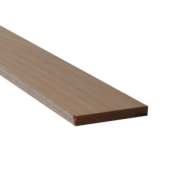 Unbranded 1 in. x 6 in. x 6 ft. Red Oak Board