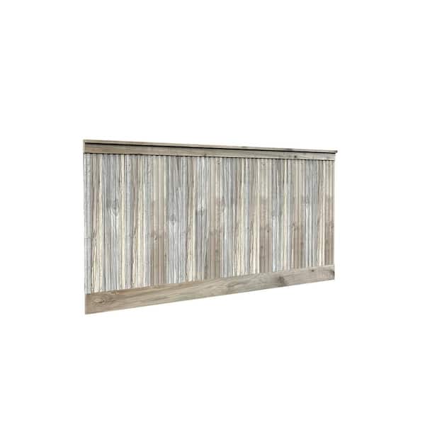 .75in. D x 44in. W x 92 in. L Unfinished Ambrosia Maple Wood Kessler Wainscot Kit Panel Moulding