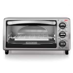 4-Slice Stainless Steel Toaster Oven