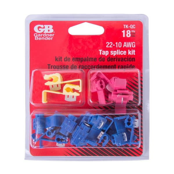 Gardner Bender 22-10 AWG Assorted Tap Splice Kit (Case of 4) TK-QC - The  Home Depot