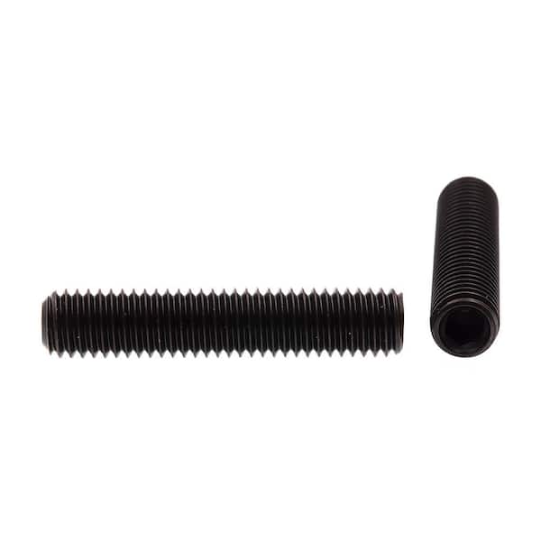 M8-1.25 x 40 mm Flat Socket Cap Screw Black Zinc Flush 34 mm thread len. 2pc 