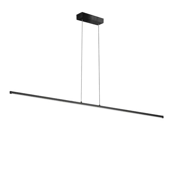 Dainolite Array 1 Light Matte Black Statement Integrated Led Pendant Light Ary 3830ledhp Mb 6567