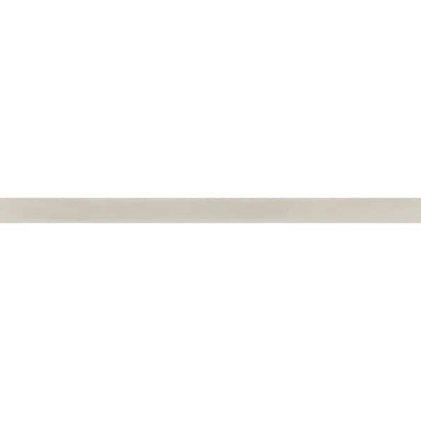 Taj Grigis Satin Glazed Ceramic Quarter Round Wall Trim, 0.6 in. x 10 in. (0.069 sq. ft./Piece)