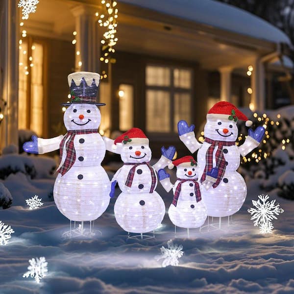 Starfree 47.5 in. 4-Piece Outdoor Christmas Decoration Pop-Up
