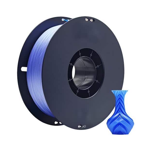 Wellco 1.75 mm 8 in. W Blue 3D Printer Filament PLA Materail No-Tangling For 3D Printing, 1 KG