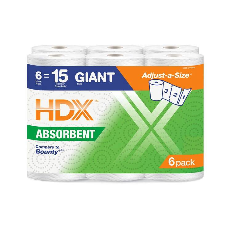 HDX Paper Towels (6Roll) Home Depot Inventory Checker BrickSeek