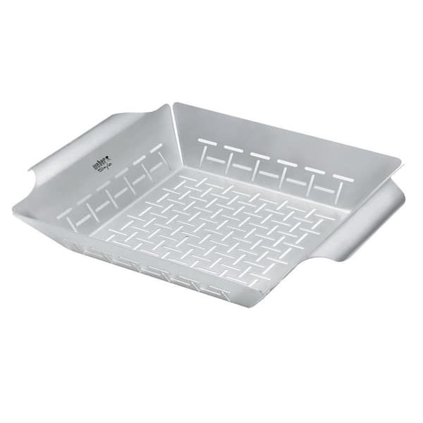 Weber Stainless Steel Grill Basket 6434 - The Home Depot