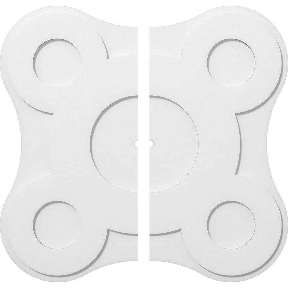 1 in. P X 13-1/4 in. C X 38 in. OD X 1 in. ID Luna Architectural Grade PVC Contemporary Ceiling Medallion, Two Piece price history on PriceWatchPro