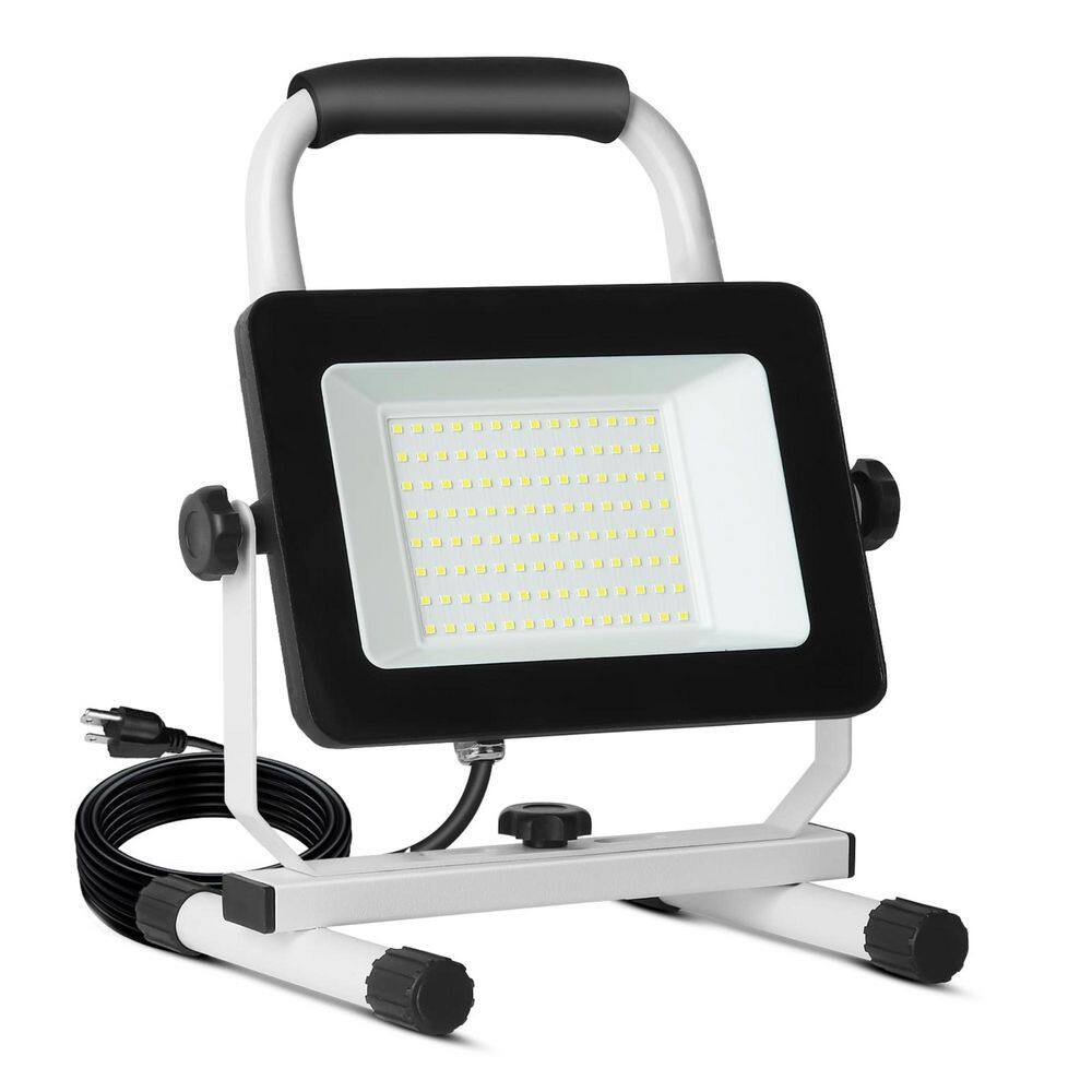 60-Watt 6000 Lumen LED Work Light with Stand for Garage Workshop Car, Outdoor Lighting price history on PriceWatchPro