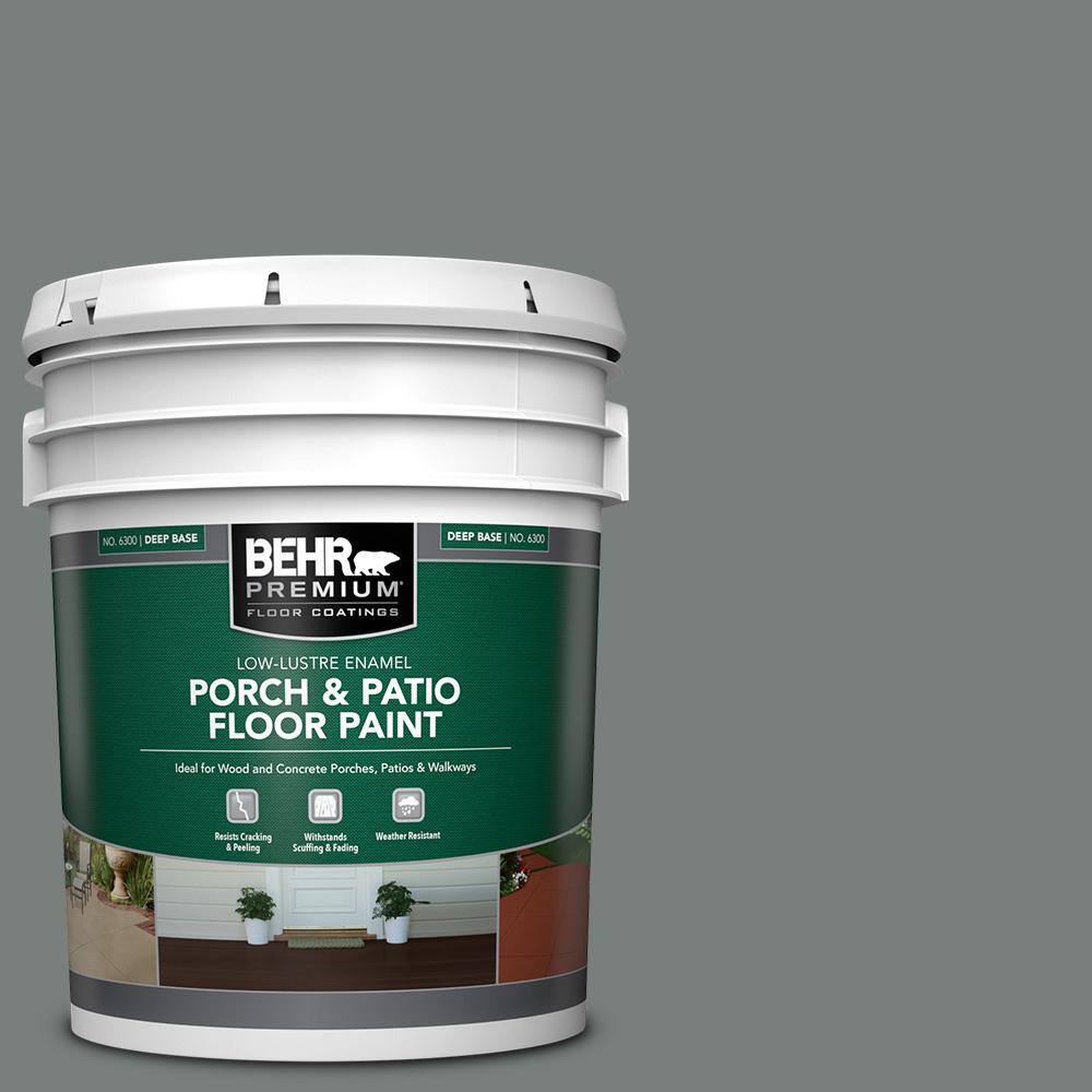 5 gal. #PPU25-18 Shutter Gray Low-Lustre Enamel Interior/Exterior Porch and Patio Floor Paint price history on PriceWatchPro