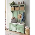 sadie antique blue double hall tree