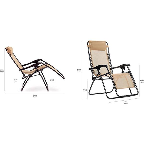 即発SOL GuruGuruBeanie LightGray DarkGray Outdoor Adjustable Zero Gravity Folding Reclining Lounge