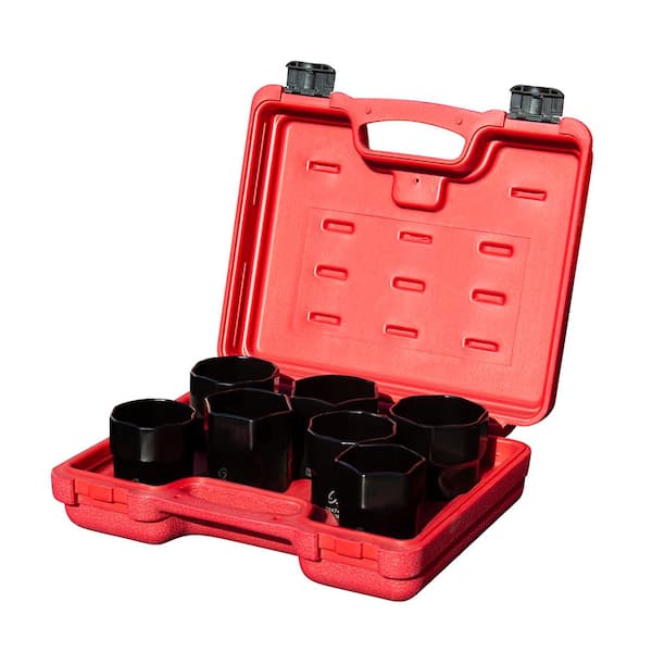 SUNEX TOOLS 7-Pieces Wheel Bearing Locknut Set 2847 - The SUNEX TOOLS 7-Pieces Wheel Bearing Locknut Set 2847 - The