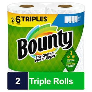 White, Select-A-Size Paper Towels (2 Triple Rolls)